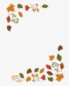 The Maple Leaf Border - Fall Flyer, HD Png Download, Transparent PNG