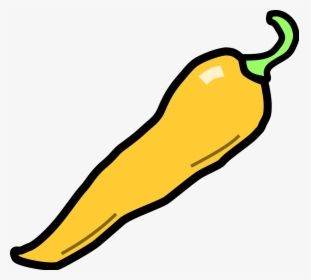 Bananas Peppers Png - Yellow Chili Pepper Clipart, Transparent Png, Transparent PNG