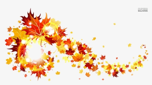 Fall Border Foliage Clipart Transparent Png - Fall Leaves Transparent Background, Png Download, Transparent PNG