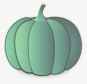 Green Pumpkin Cliparts - Transparent Background Pumpkin Clipart, HD Png Download, Transparent PNG