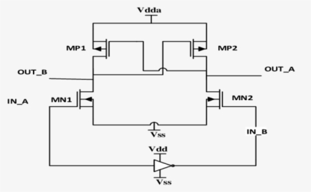 Level Shifter Circuit Diagram, HD Png Download, Transparent PNG