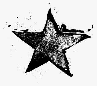 Grunge Star Stamp Png Transparent Onlygfxm - Star Stamp Png, Png Download, Transparent PNG
