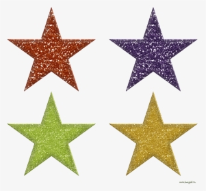 Stars Png Transparent Background - Red White And Blue Glitter Stars, Png Download, Transparent PNG