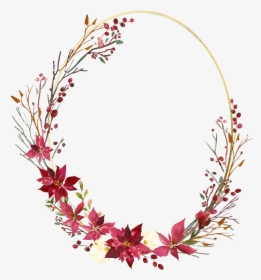 Фотки Wreath Watercolor, Watercolor Texture, Watercolor - Maroon Floral Wreath Png, Transparent Png, Transparent PNG