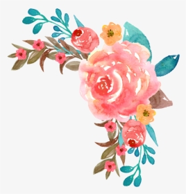 Colorful Watercolor Flowers Free Texture Png - Colorful Flowers Png, Transparent Png, Transparent PNG