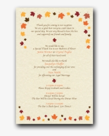 Fall Leaves - Illustration - Calligraphy, HD Png Download, Transparent PNG