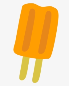 Popsicle To Use Hd Photo Clipart - Orange Popsicle Clipart, HD Png Download, Transparent PNG