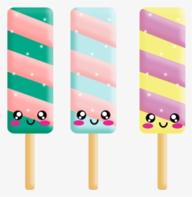 Popsicle, Kawaii Popsicle, Cute Popsicle Png And Psd - Kawaii Popsicle, Transparent Png, Transparent PNG