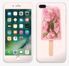 Rose Garden Popsicle Skin Iphone 7 Plus - Jet Black Iphone 7 Plus Saudi Arabia Price, HD Png Download, Transparent PNG