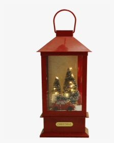 Christmas Lantern With Music, Light And Falling Snow - Christmas Lantern With Music Light And Falling Snow, HD Png Download, Transparent PNG