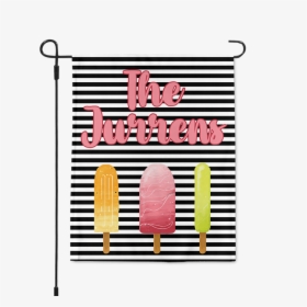 Popsicle Striped Garden Flag  title Popsicle Striped - Graphic Design, HD Png Download, Transparent PNG