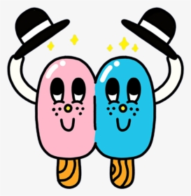 Icecream Popsicle Mochi Kawaii Cute Softbot Png, Transparent Png, Transparent PNG