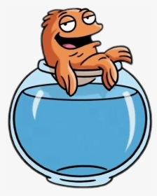American Dad Character Klaus The Fish On Top Of Bowl - American Dad Klaus Heissler, HD Png Download, Transparent PNG