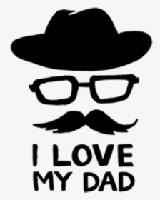 Love My Dad Father S Day Word Art In Png Format - My Dad Word Art, Transparent Png, Transparent PNG