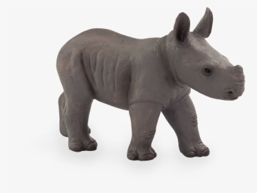 Realistic Baby Rhinoceros Figurine Toy By Animal Planet - Mojo Toys Baby Rhino, HD Png Download, Transparent PNG