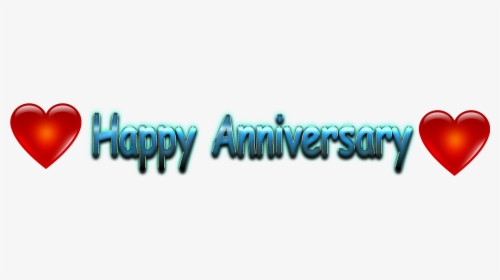 Happy Anniversary Love Name Heart Design Png - Heart, Transparent Png, Transparent PNG