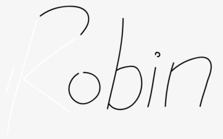 Linelogo - Robin - Calligraphy, HD Png Download, Transparent PNG