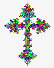 Christian Cross Crucifix Computer Icons Gold - Christianity, HD Png Download, Transparent PNG