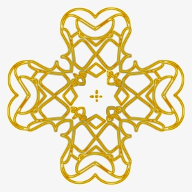 This Free Icons Png Design Of Golden Rounded Cross - Symbol For The Golden Rule, Transparent Png, Transparent PNG