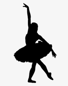 Flexible Ballerina Silhouette Clip Arts - Transparent Background Ballerina Silhouette, HD Png Download, Transparent PNG