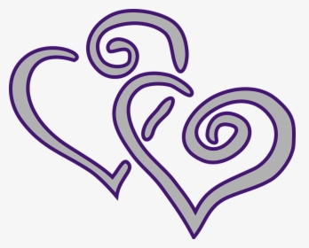 Collection Of Line Heart Cliparts - Purple Heart Domestic Violence, HD Png Download, Transparent PNG