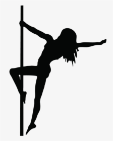 Pole Dancer Silhouette Clip Art, HD Png Download, Transparent PNG
