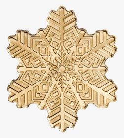 Part Of The Collection Special Shapes Gold - Snowflake Png, Transparent Png, Transparent PNG