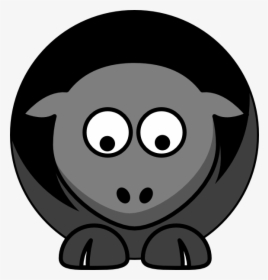 Sheep Black Grey Sad Svg Clip Arts - College Football, HD Png Download, Transparent PNG