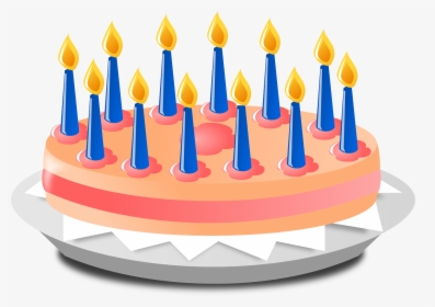 Transparent Candle Icon Png - Birthday Cake Animated Png, Png Download, Transparent PNG