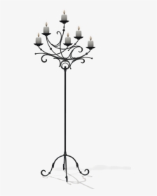 Candles On Stand - Candle Light Stand Png, Transparent Png, Transparent PNG