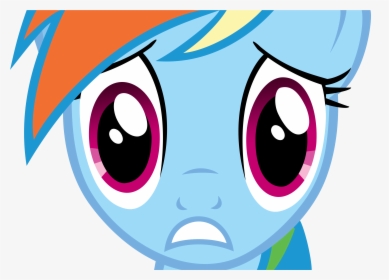 I Dunno So Have A Rainbow Dash By Dasduriel - Mlp Scared Rainbow Dash, HD Png Download, Transparent PNG