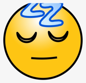 Sleepy Smiley Face, HD Png Download, Transparent PNG