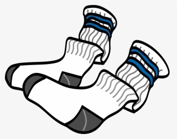Athletic Crew Socks Clip Arts - Socks Clip Art, HD Png Download, Transparent PNG