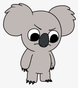 We Bare Bears Nom Nom The Koala Looking Angry - Nom Nom We Bare Bears, HD Png Download, Transparent PNG