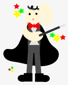 Cute Magician In A Black Cape With A Stick Clip Arts - Thank You Moving Sticker, HD Png Download, Transparent PNG