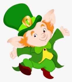 Leprechaun Elf Irish People Clip Art - St Patrick's Day Cartoon Animal, HD Png Download, Transparent PNG