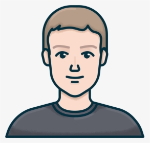 Transparent Mark Zuckerberg Face Png - Cartoon, Png Download, Transparent PNG
