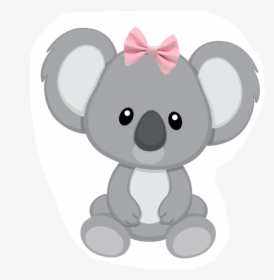 #bow #koala #bear #girl #family - Koala Clipart, HD Png Download, Transparent PNG