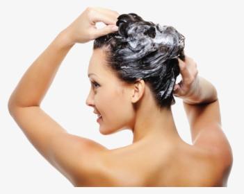 Hair Care Png Image Background - Woman Washing Hair Png, Transparent Png, Transparent PNG