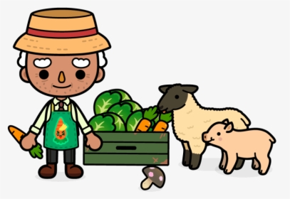 Clip Art Cartoon Png For - Farming Cartoon Png, Transparent Png, Transparent PNG