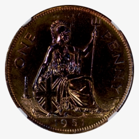 1951 One Penny Ngc Pf64rb, HD Png Download, Transparent PNG