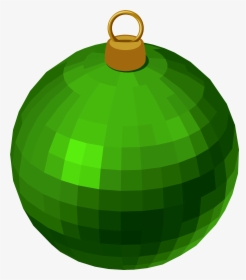 Green Modern Christmas Ball Png Clipart - Green Christmas Ball Png, Transparent Png, Transparent PNG