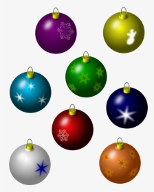 Sphere,christmas Ornament,ball - Christmas Bulbs, HD Png Download, Transparent PNG