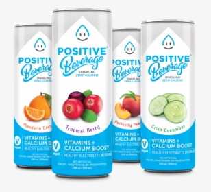 Positive-beverage - Positive H2o Sparkling Water, HD Png Download, Transparent PNG