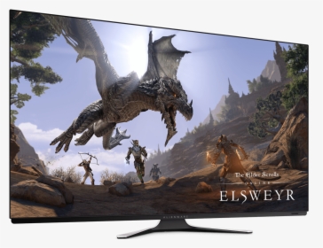 Alienware 55 Oled Gaming Monitor Aw5520qf, HD Png Download, Transparent PNG