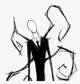 The Eight Pages Slenderman Drawing Fan Art - Slenderman Png, Transparent Png, Transparent PNG