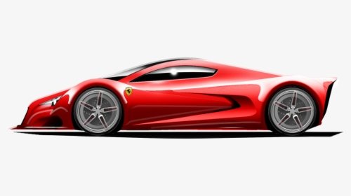 Ferrari Png Image - Clipart Ferrari Side View, Transparent Png, Transparent PNG
