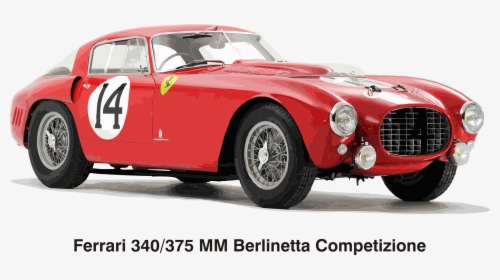 Ferrari 340/375 Mm Berlinetta Competizione, Year 1953 - 1953 Ferrari 340 Mm, HD Png Download, Transparent PNG
