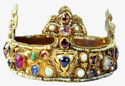 #crown #goldcrown #gemstones #gemstone #king #kingscrown - Oldest Crowns, HD Png Download, Transparent PNG