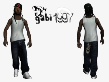Lil Wayne V1 For Gta San Andreas - Lil Wayne Gta Sa, HD Png Download, Transparent PNG